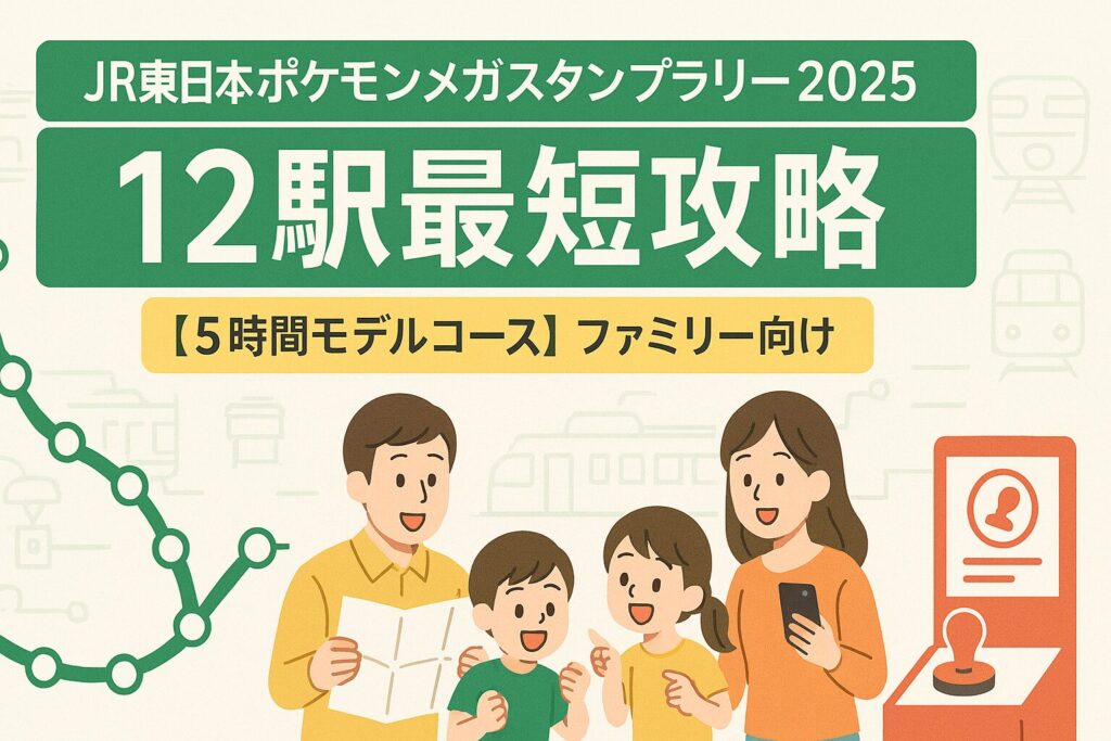 How to Complete the JR East Pokémon Mega Stamp Rally 2025