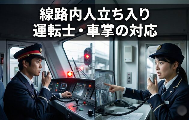 線路内人立ち入りとは、「線路内に人がいる状態」を意味する鉄道用語です。元電車運転士が具体的な事例や罰則・賠償・対応方法を解説。