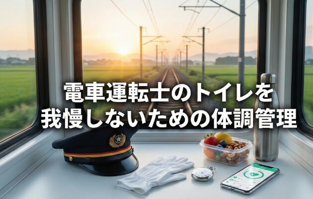 電車の運転士のトイレ事情とは?元電車運転士が体験談をもとにトレイのタイミングや体調管理方法を解説。