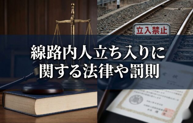 線路内人立ち入りとは、「線路内に人がいる状態」を意味する鉄道用語です。元電車運転士が具体的な事例や罰則・賠償・対応方法を解説。