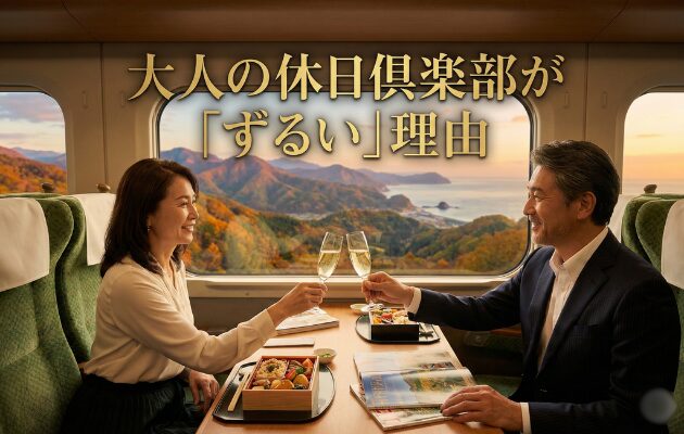 ずるい理由　大人の休日倶楽部は、JR東日本の50歳以上限定の会員制度です。元駅員がミドル・ジパングの年会費・新幹線乗り放題パスも解説。