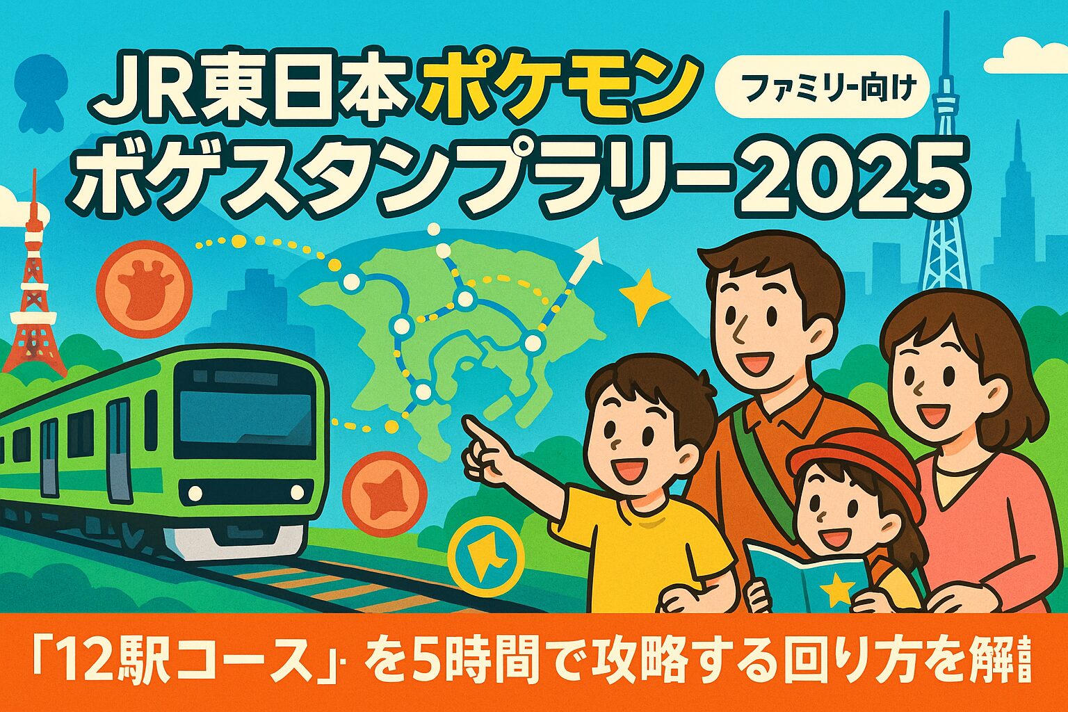 How to Complete the JR East Pokémon Mega Stamp Rally 2025