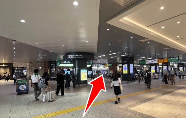 埼玉県「大宮駅のみどりの窓口」営業時間・電話番号・どこにあるか写真つき解説　わかりやすい構内図　南改札