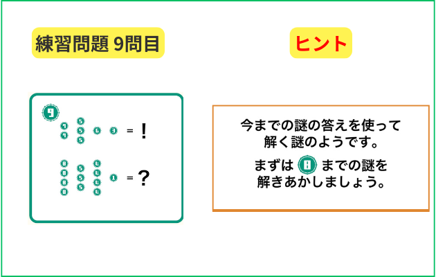 山手線謎めぐり・謎解き2025の練習問題の答え