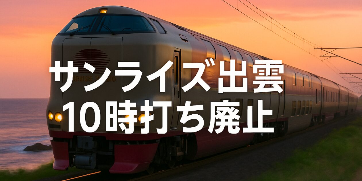 サンライズ出雲・瀬戸の「10時打ち」が拒否・廃止されたみどりの窓口を紹介