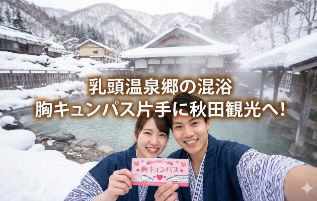 【乳頭温泉の混浴】胸キュンパス2026モデルコース 秋田観光スポット編