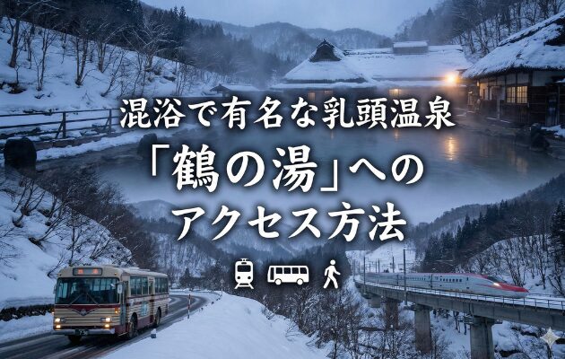 【乳頭温泉の混浴】胸キュンパス2026モデルコース 秋田観光スポット編