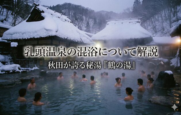 【乳頭温泉の混浴】胸キュンパス2026モデルコース 秋田観光スポット編
