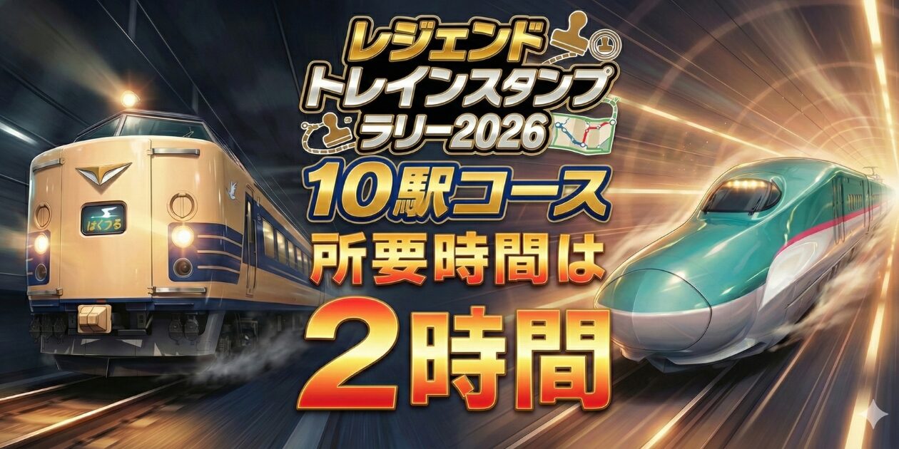 JR東日本 レジェンドトレインスタンプラリー2026