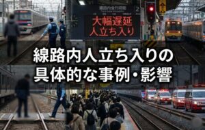 【線路内人立ち入りとは？】元運転士が具体的な事例や罰則・賠償をまで解説