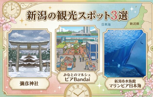 【新潟観光スポット3選】キュンパス日帰りモデルコースに外せない！「日帰りのキュンパス極上旅」シリーズの新潟モデルコース編。元鉄道員が穴場の指定席を取る裏ワザも伝授。