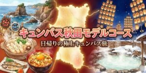 「日帰りのキュンパス極上旅」シリーズの秋田モデルコース編。元鉄道員が穴場の指定席を取る裏ワザも伝授。