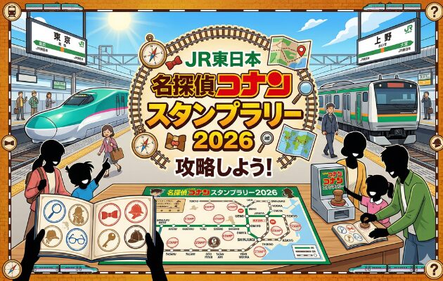 まとめ:JR東日本のコナンスタンプラリー2026を攻略しよう!