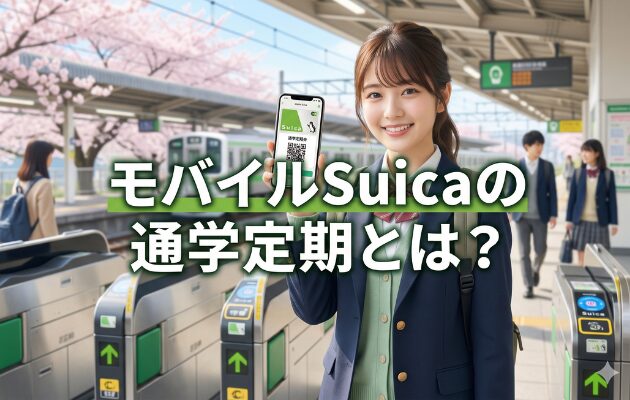 モバイルSuicaの通学定期とは?大学生・高校生・中学生の対応状況
