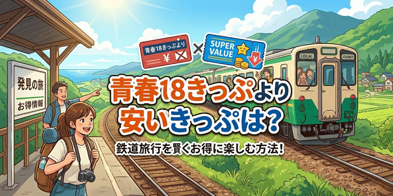 元駅員が青春18きっぷより安い代替きっぷ9選と金券ショップ活用術を徹底解説！