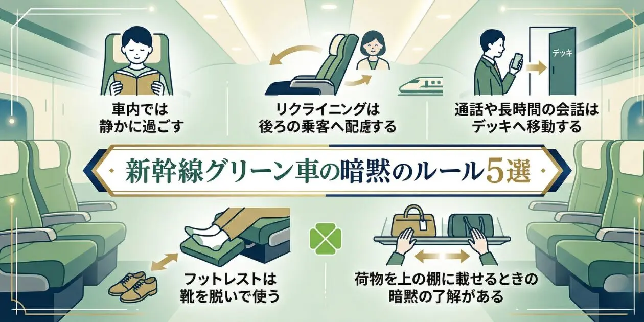 新幹線 グリーン車 暗黙のルール