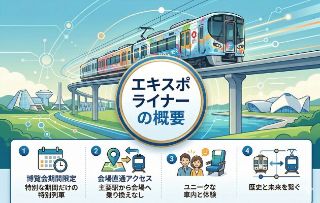 エキスポライナーのイラスト