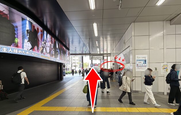 秋葉原駅のコナンスタンプラリー2026設置場所までの行き方の写真