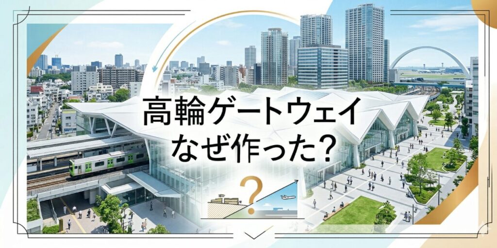 高輪ゲートウェイ駅のイラスト