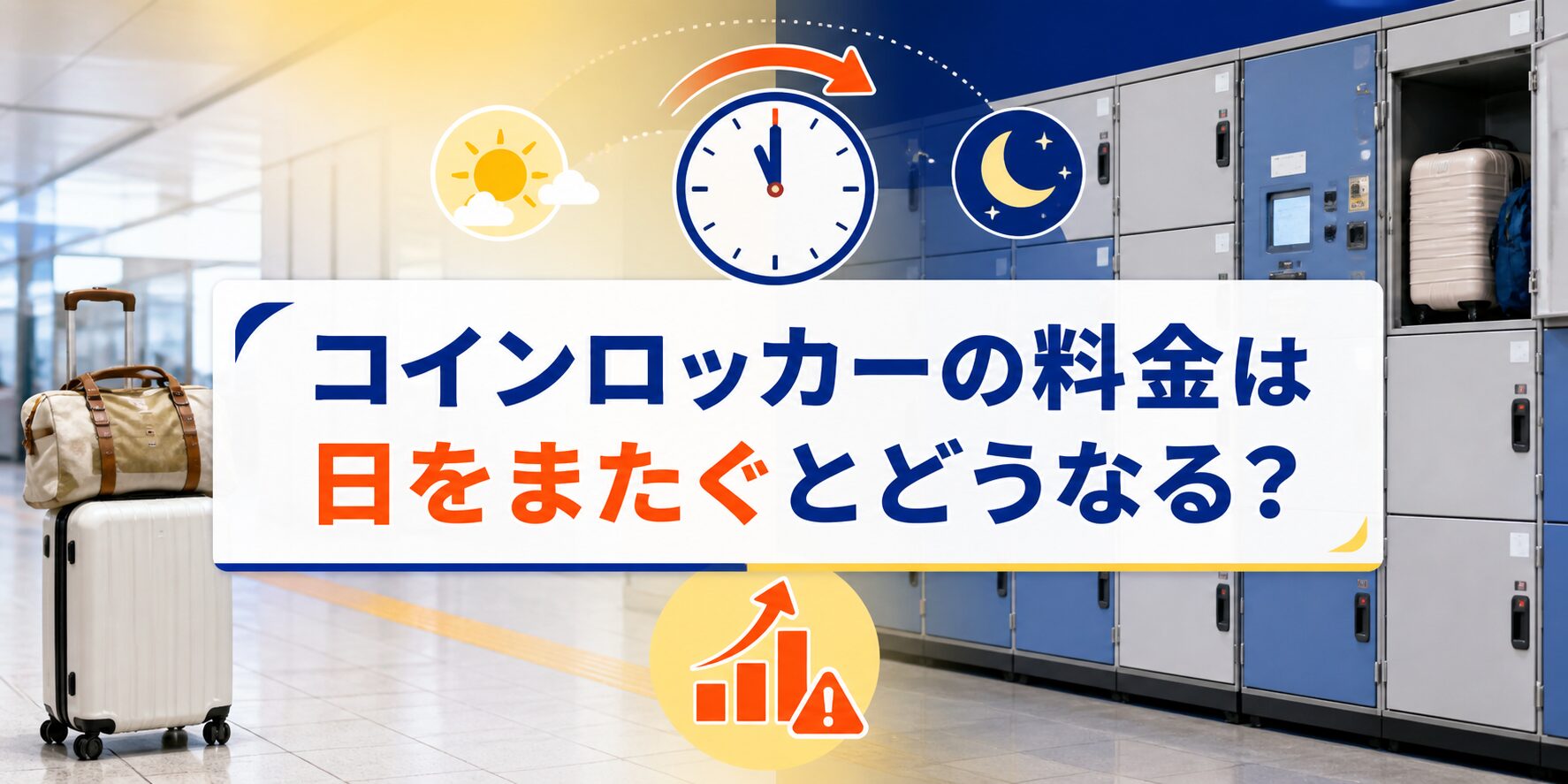 【コインロッカーの料金は日をまたぐとどうなる？】元駅員が解説する終電後の落とし穴のアイキャッチ画像