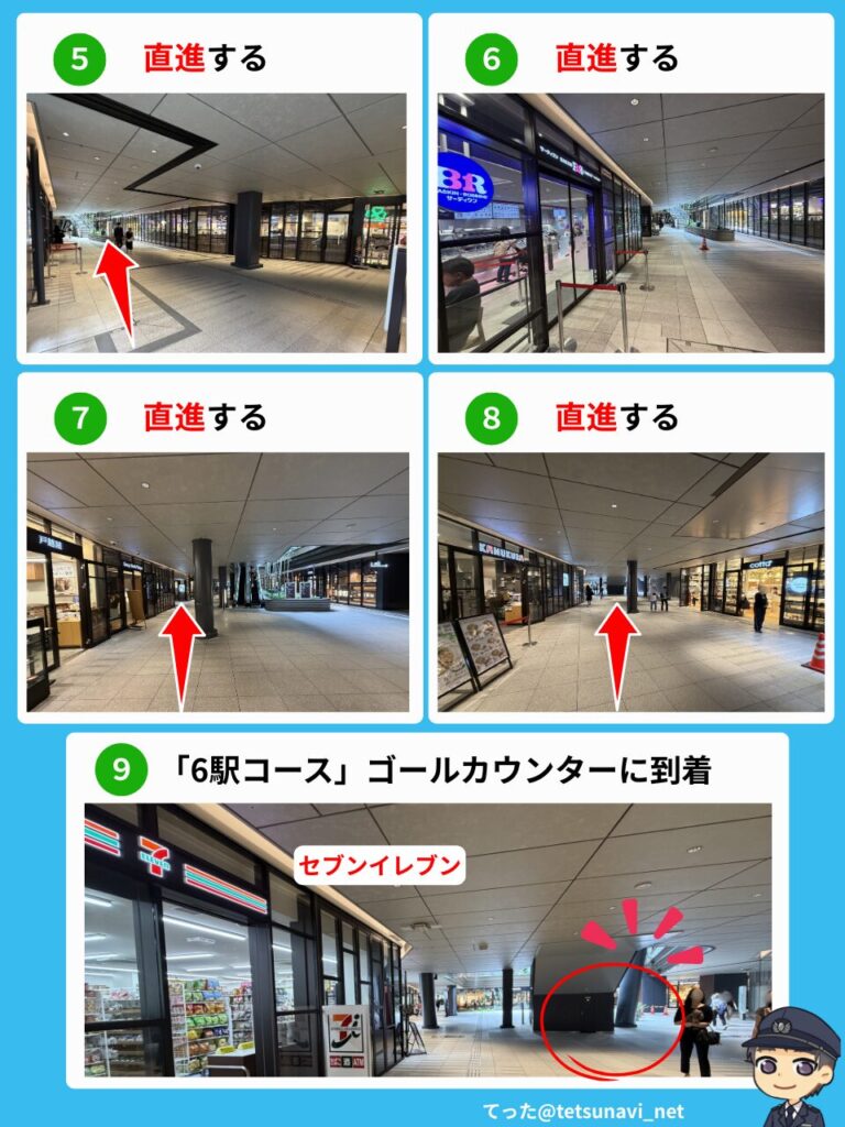 【図解】ポケモンスタンプラリー2026 大井町トラックス「9駅コース」ゴールカウンター②